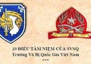 10 điều tâm niệm của người Sinh Viên Sĩ Quan