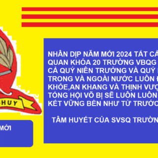 Lời Tâm Huyết của Khóa 20